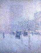 Childe Hassam Late Afternoon, New York, Winter oil on canvas